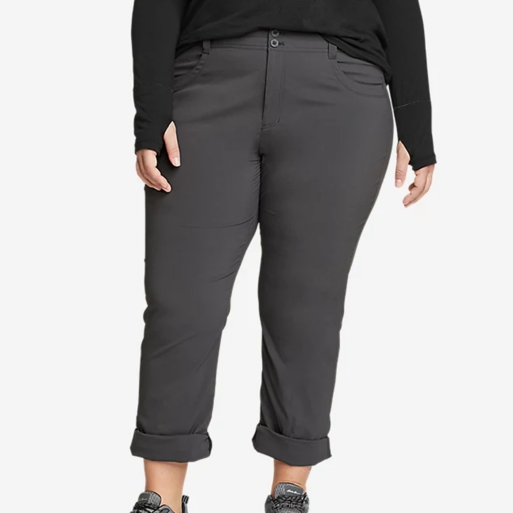 EDDIE BAUER Women's Plus, Sightscape Horizon Convertible Roll-Up Pants